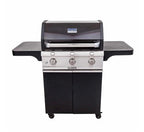 Saber Deluxe Black 3-Burner Grill