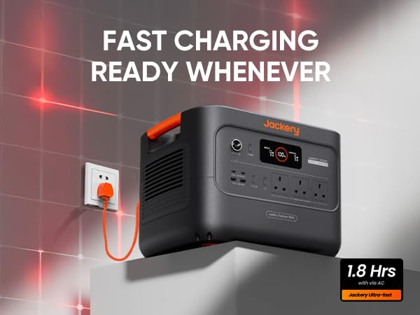 Jackery Explorer 3000 v2 Portable Power Station, 3072Wh Camping Power Pack