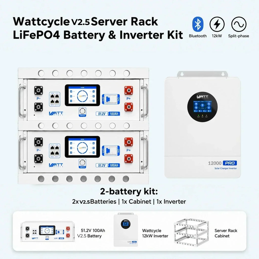 48V 100Ah LiFePO4 Server Rack Battery V2.5