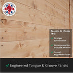 BillyOh Bella Tongue and Groove Pent Summerhouse (14x8 Spray Treated)