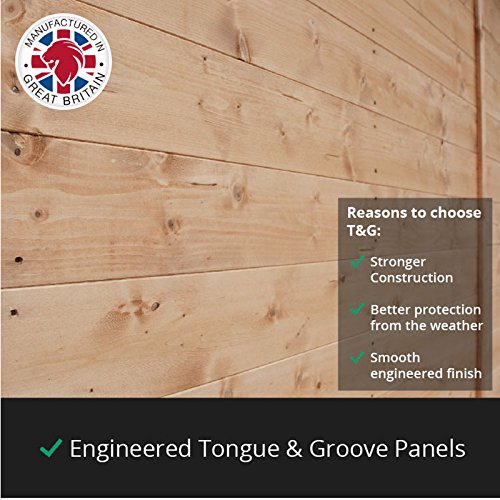BillyOh Bella Tongue and Groove Pent Summerhouse (14x8 Spray Treated)