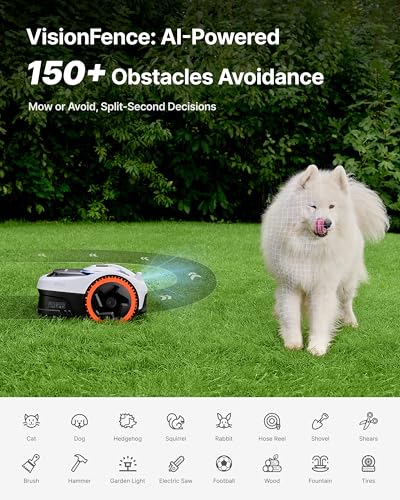 Segway Navimow i205 AWD Robotic Lawn Mower with Garage S for 500 m2