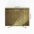 WALTONS 6 x 8 Sussex Summerhouse | Apex Roof | Shiplap Tongue and Groove | Wooden Garden Room Summerhouse | 10 Year Anti Rot Guarantee | 8 x 8 8ft 8ft