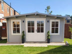 Dunster House Garden Log Cabin 5 x 3 Metres Man Cave Home Office Summer House - Severn
