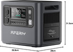 2048Wh Portable Power Station 2400W LiFePO4 Battery Solar Generator with UPS