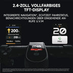 Electric Scooter with Road-Legal Certification, 80km Eco Mode Range, Dual Hydraulic Suspension, 130kg Load Capacity