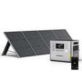 AFERIY 2400W 2048Wh Portable Power Station with 200W Solar Panel, Solar Generator Control Via App, LiFePO4 Battery Quick Charge in 1.5H, 240V AC