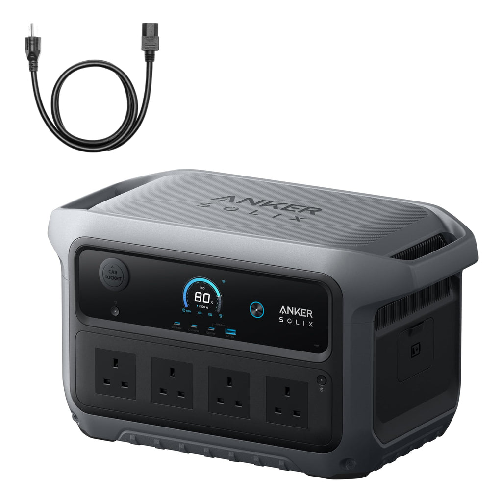 Anker SOLIX C2000 Gen 2 with AC Charging Cable, 2400W 2048Wh Power Station