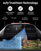 eufy Robot Lawn Mower, C15 without Boundary with Garage, 500 m2 Coverage