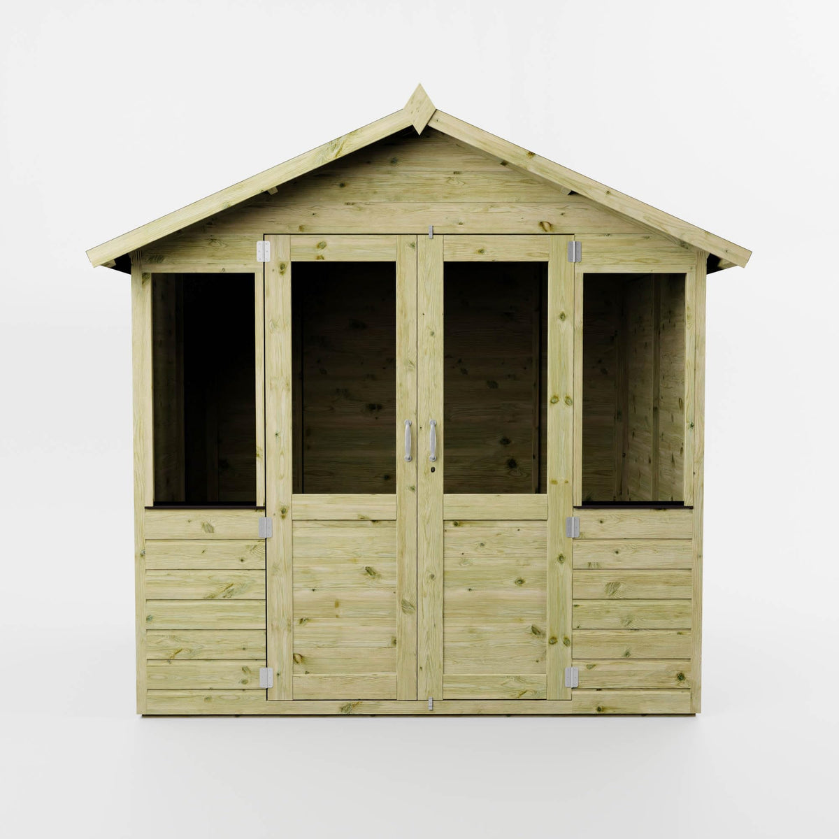 WALTONS 7x5 Summerhouse | Apex Roof | Shiplap Tongue and Groove | Wooden Garden Room Log Cabin | Garden Storage Shed Summer House