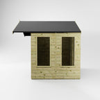 WALTONS 6 x 8 Sussex Summerhouse | Apex Roof | Shiplap Tongue and Groove | Wooden Garden Room Summerhouse | 10 Year Anti Rot Guarantee | 8 x 8 8ft 8ft