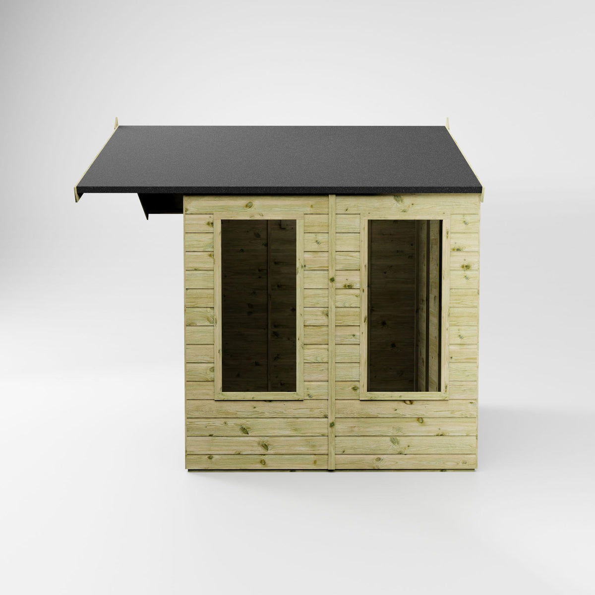 WALTONS 6 x 8 Sussex Summerhouse | Apex Roof | Shiplap Tongue and Groove | Wooden Garden Room Summerhouse | 10 Year Anti Rot Guarantee | 8 x 8 8ft 8ft