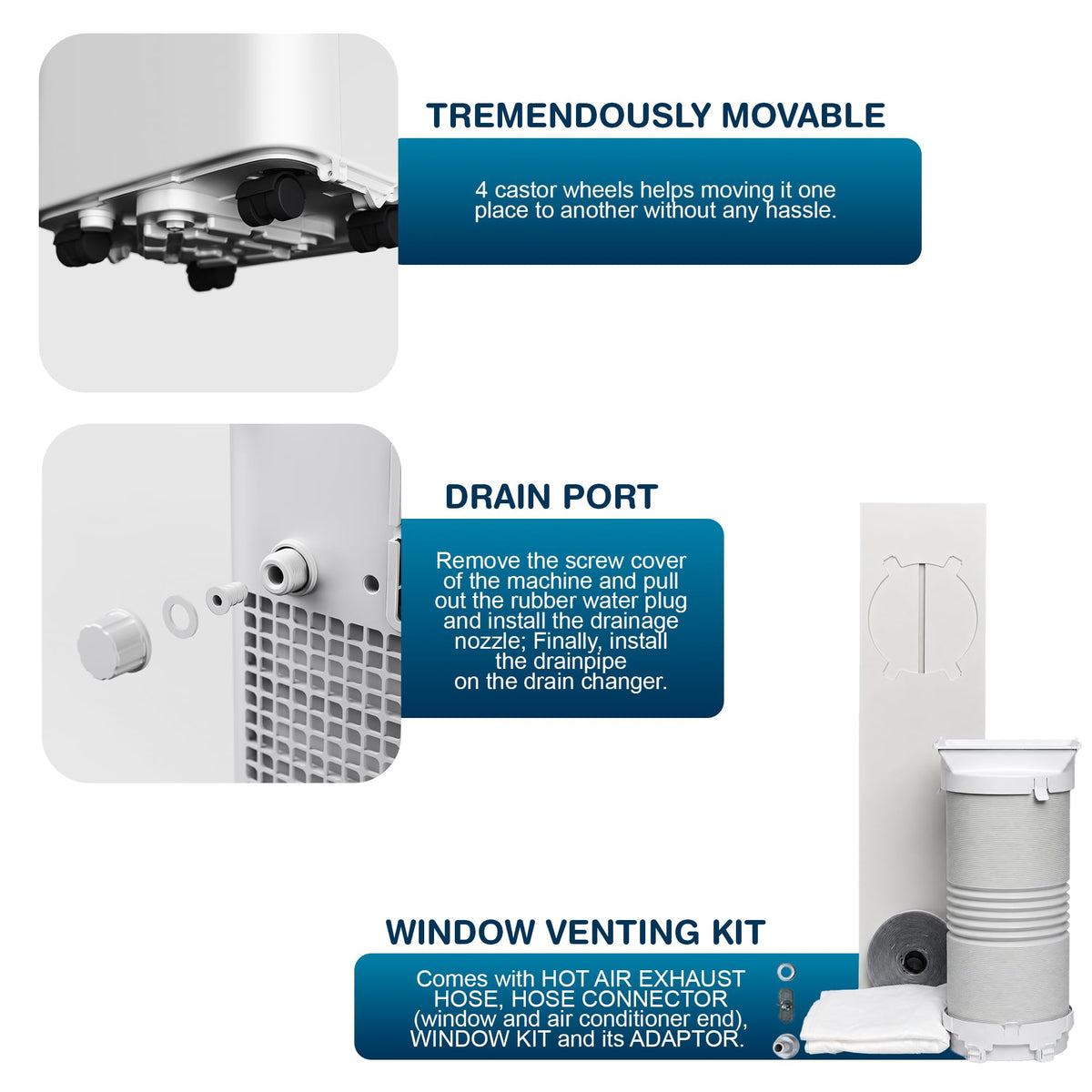 Belaco 9000 BTU Air Conditioning Unit – Smart WiFi Connectivity