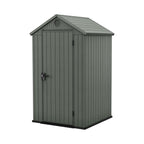 6 x 8 ft Outdoor Garden Storage Shed with Double Doors, Window & Heavy-Duty Floor Panel