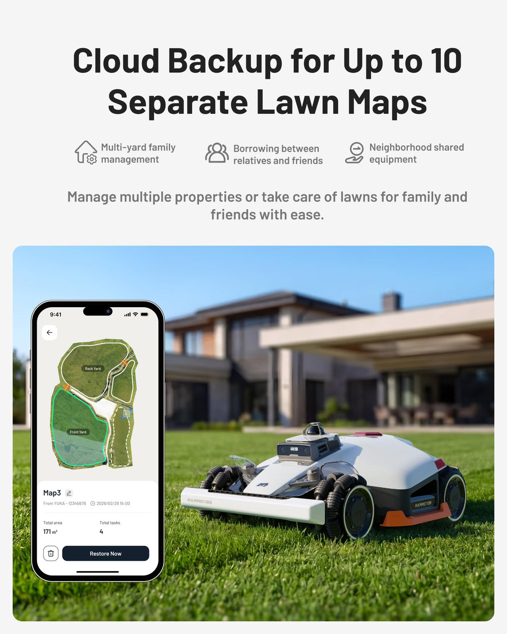 MAMMOTION LUBA 3 AWD 1500 Robotic Lawnmower