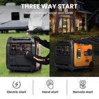 maXpeedingrods 5500W Petrol Inverter Generator Silent Pure Sine Wave Generator for RV Travel,Home Backup,or Jobsites