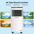 Belaco 9000 BTU Air Conditioning Unit – Smart WiFi Connectivity