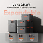 HomePower 3600 Plus Portable Power Station, 3600W AC Output, 3584Wh LFP Solar Generator