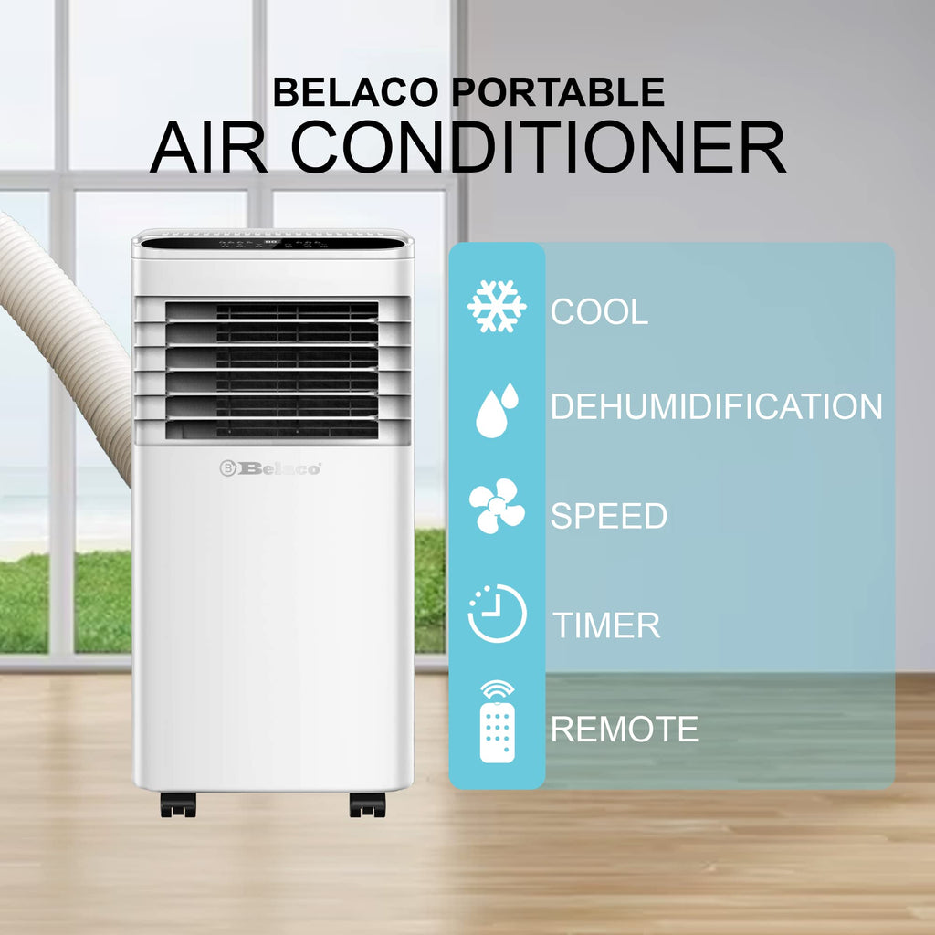 Belaco 9000 BTU Air Conditioning Unit 4in1 Cooling Portable Air Conditioner