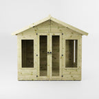 WALTONS 6 x 8 Sussex Summerhouse | Apex Roof | Shiplap Tongue and Groove | Wooden Garden Room Summerhouse | 10 Year Anti Rot Guarantee | 8 x 8 8ft 8ft