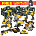 DCKT4T10WLF 18V XR 10 Piece Power Tool Kit with 3 x 5.0Ah Batteries & Toughsystem Box