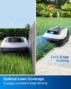 ECOVACS GOAT O800 RTK Robot Lawnmower 800m2, Wire free, Lidar-Enhanced RTK+Vision Navigation, Pass 0.7m path, Auto Mapping, Customizable Mowing, Edge