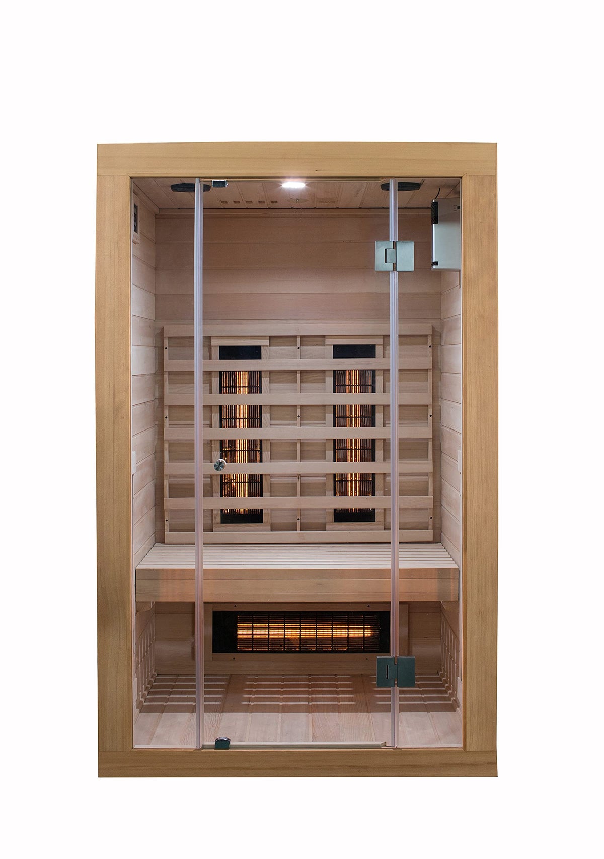 SaunaMed 2-6 Person Full Spectrum Infrared Indoor Sauna EMR NeutralTM 13A Plug & Play (2 Person)