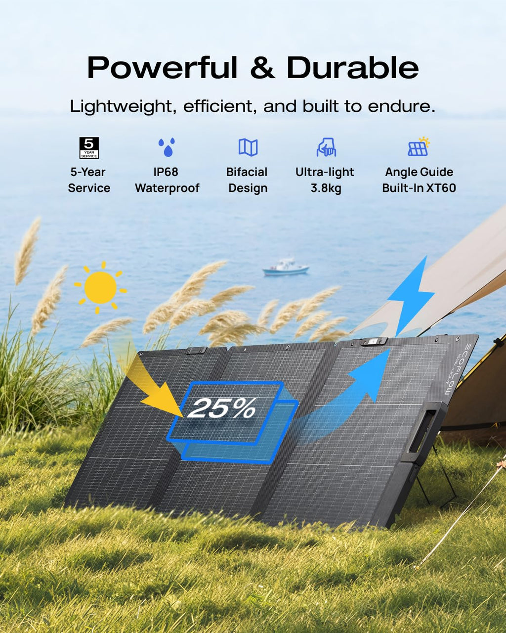 ECOFLOW DELTA 3 Classic 1024Wh Portable Power Station with 160W Solar Panel