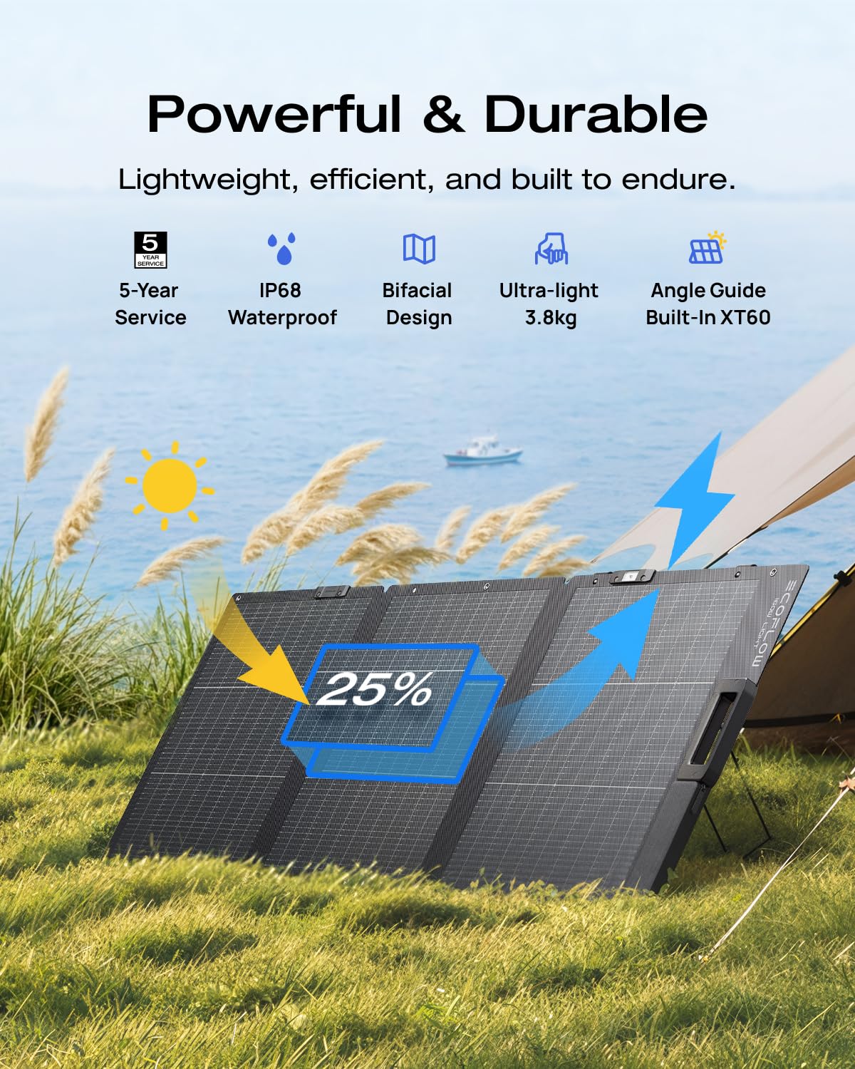 ECOFLOW DELTA 3 Classic 1024Wh Portable Power Station with 160W Solar Panel
