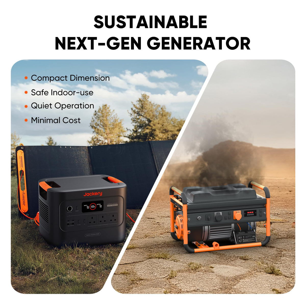 Jackery Explorer 3000 v2 Portable Power Station, 3072Wh Camping Power Pack