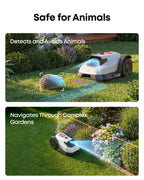 eufy Robot Lawn Mower, C15 without Boundary with Garage, 500 m2 Coverage