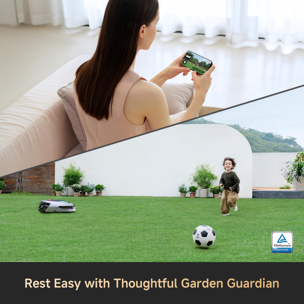 DREAME A2 1200 Robotic Mower – Wireless without RTK, for 1200 m2