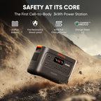 Jackery Explorer 3000 v2 Portable Power Station, 3072Wh Camping Power Pack