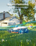 MAMMOTION LUBA 2 AWD 5000X Robot Lawn Mower without Boundary, Recommended 5000 m2, Max. 6000 m2, Auto Mapping UltraSense AI Vision, 80% Gradient