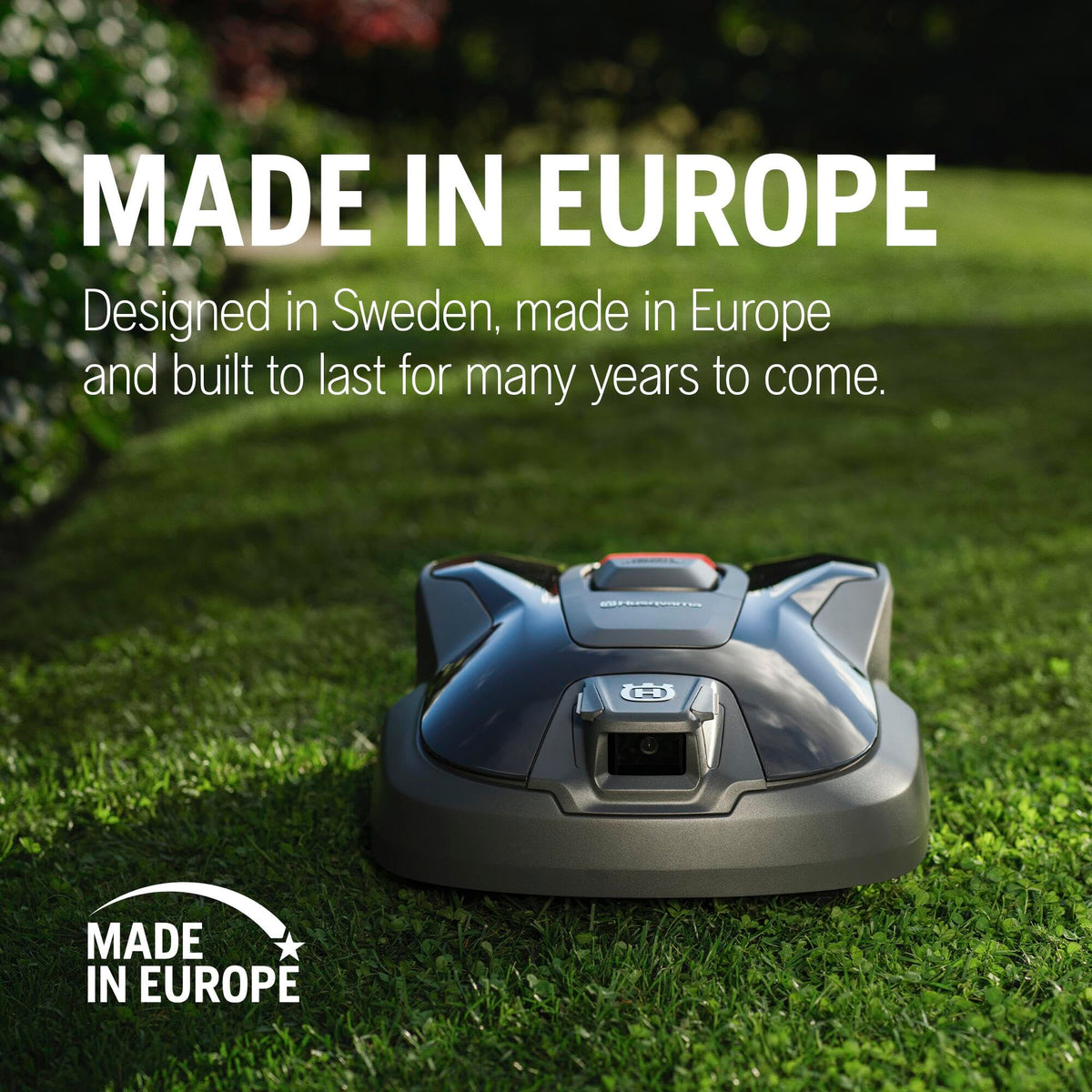 HUSQVARNA Automower® Aspire R6V – Wire-Free Robotic Lawn Mower, AI Vision Object Detection, GPS Navigation, Wi-Fi App Control, Systematic Mowing