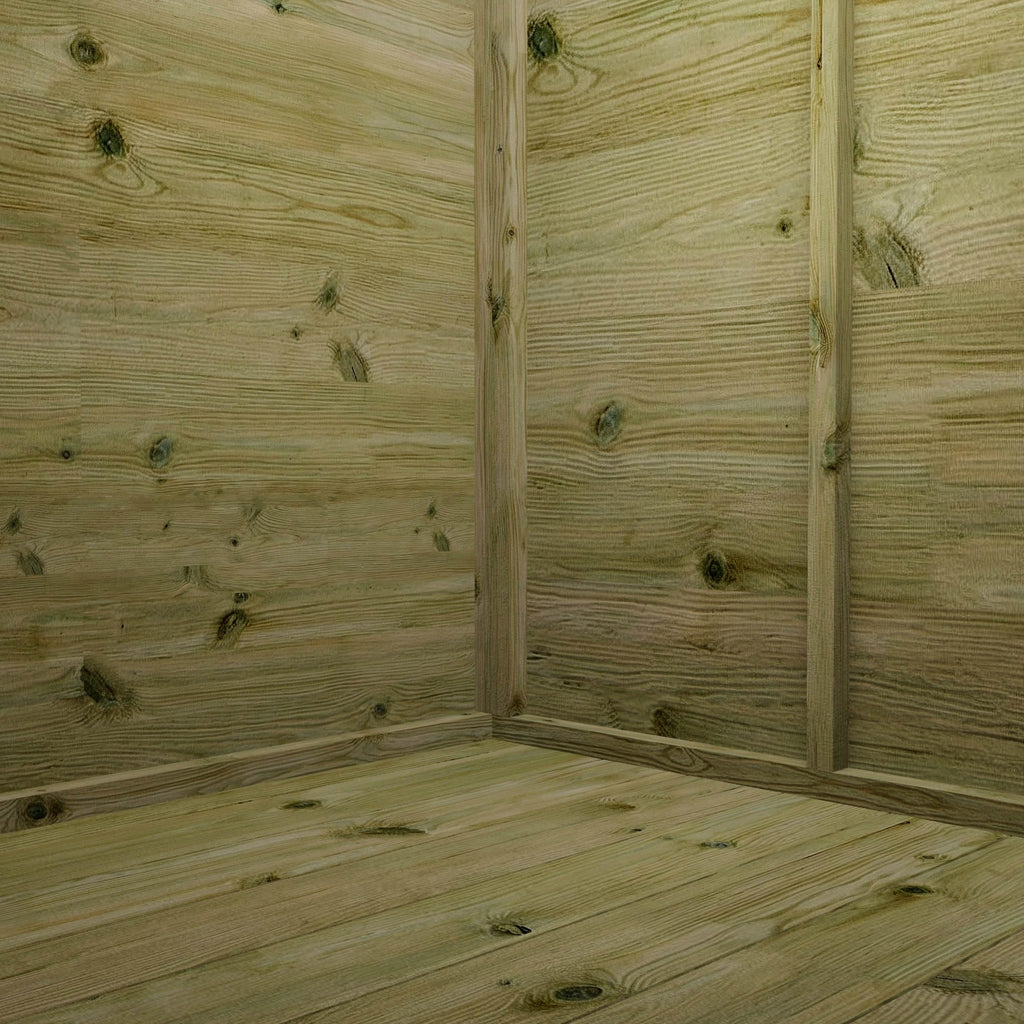 WALTONS 7x5 Summerhouse | Apex Roof | Shiplap Tongue and Groove | Wooden Garden Room Log Cabin | Garden Storage Shed Summer House