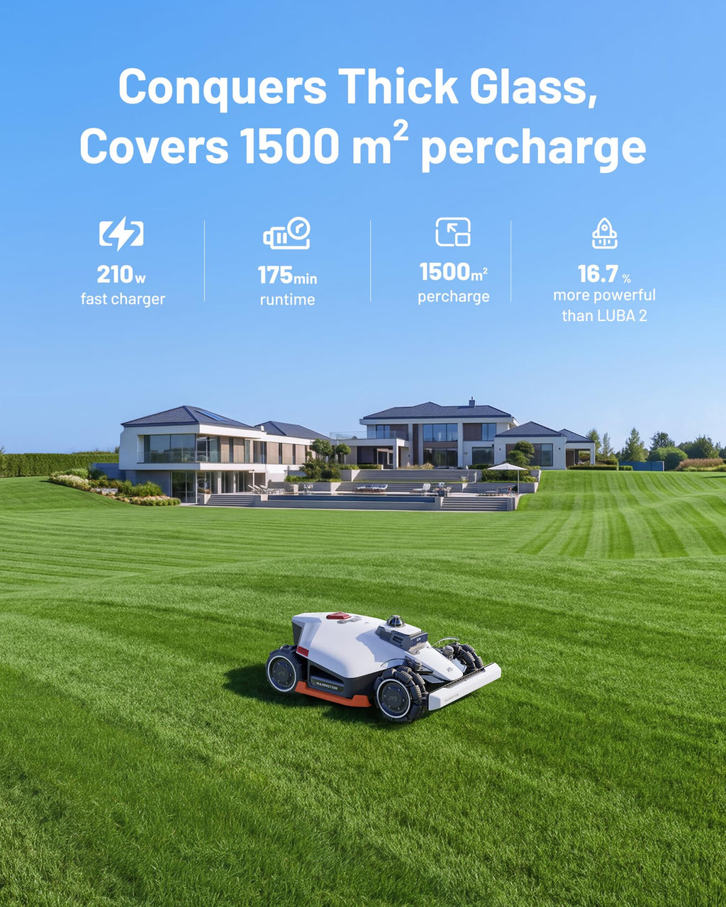 MAMMOTION LUBA 3 AWD 1500 Robotic Lawnmower