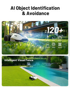 MAMMOTION YUKA 2000 Robot Lawn Mower, Perimeter Wire Free, Recommended 2000 m2, Max.2400 m2, Equipped with UltraSense AI Vision, Handles 45% Slopes