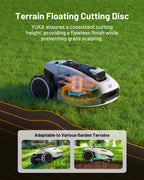 MAMMOTION YUKA 2000 Robot Lawn Mower, Perimeter Wire Free, Recommended 2000 m2, Max.2400 m2, Equipped with UltraSense AI Vision, Handles 45% Slopes
