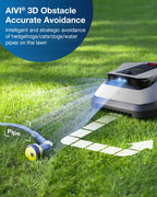 ECOVACS Goat G1-800 Robot Lawnmower No Boundary Wire for Gardens up to 800m2 (AIVI 3D Obstacle Avoidance, Intelligent Path Planning, No-entry Zone
