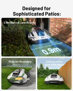 MAMMOTION YUKA mini 500 Robot Lawn Mower, Perimeter Wire Free, Recommended for 500 m2, Maximum 700 m2,3D AI Vision, 45% Slope Capability, Automatic