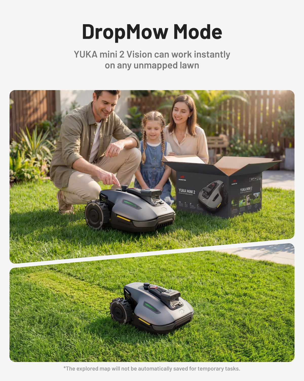 MAMMOTION YUKA mini 2 500 Robot Lawn Mower without Boundary