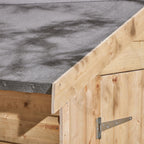 Rowlinson 6x8 Premier Shiplap Single Door Apex Shed