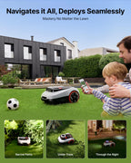 Segway Navimow i215 LiDAR Robotic Lawn Mower without Boundary, Rec. 1500 m2