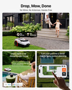 Segway Navimow i215 LiDAR Robotic Lawn Mower without Boundary, Rec. 1500 m2
