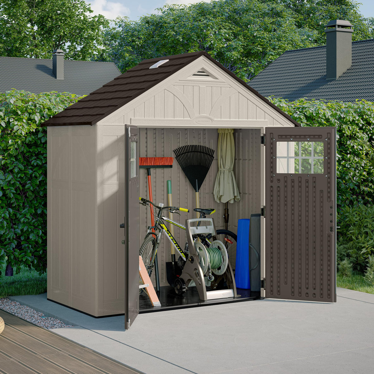 Rowlinson Suncast Tremont Shed 8x4