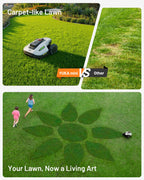 MAMMOTION YUKA mini 500 Robot Lawn Mower, Perimeter Wire Free, Recommended for 500 m2, Maximum 700 m2,3D AI Vision, 45% Slope Capability, Automatic