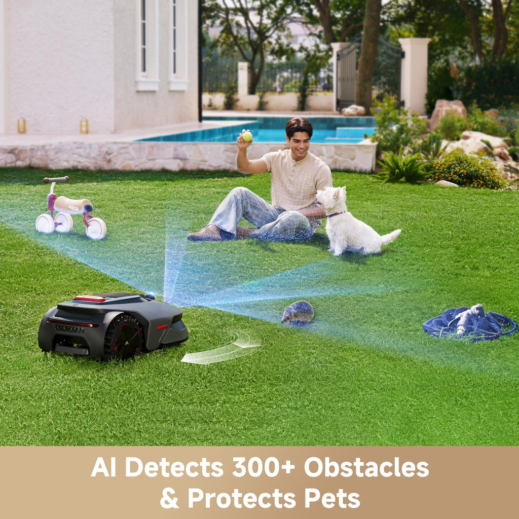 MOVA LiDAX Ultra 800 Robotic Lawn Mower with 360° 3D LiDAR & AI Vision