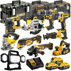 DCKT4T10P13 18V XR 10 Piece Power Tool Kit with 3 x 5.0Ah Batteries & Toughsystem Box