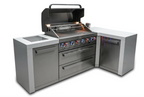 Mont Alpi 6-burner Deluxe Island with a 90-Degree Corner MAi805-D90 - 94''